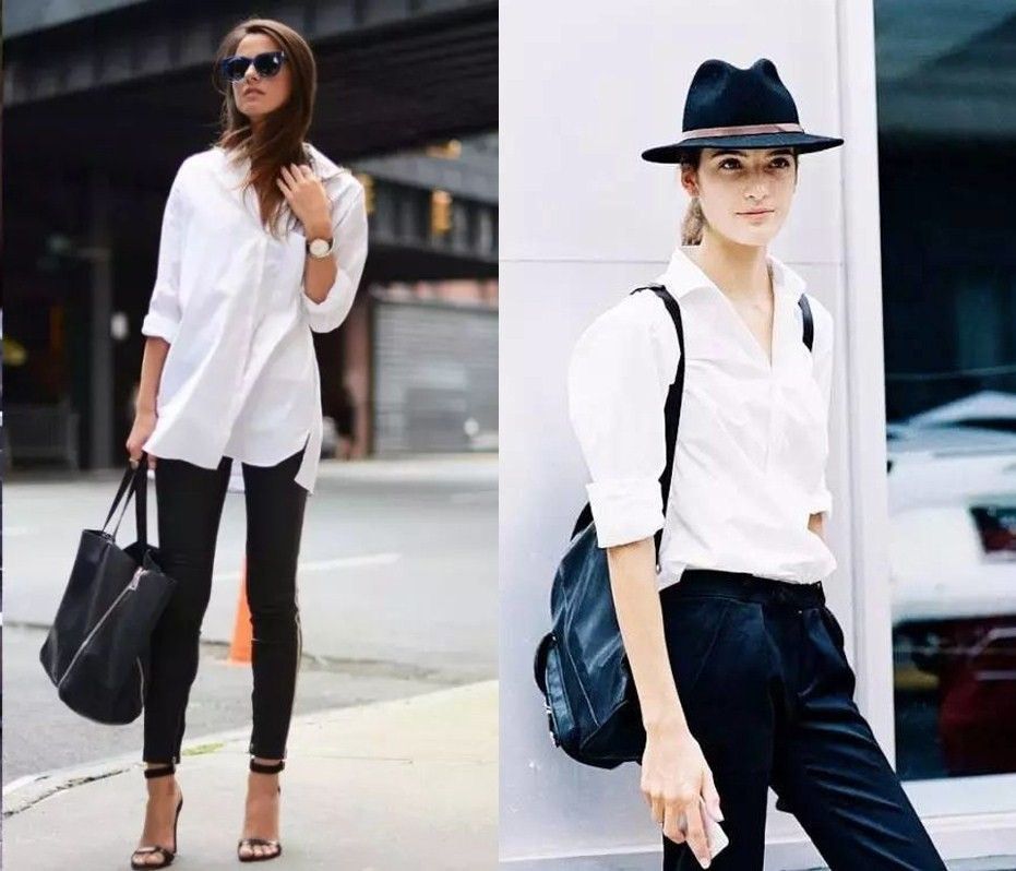 白衬衫搭西装太严肃,时髦的女人这样穿,才叫美成仙!