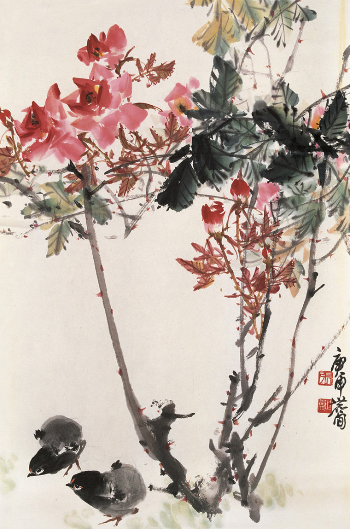 张世简画小鸡,灵活乖巧让人欢喜!