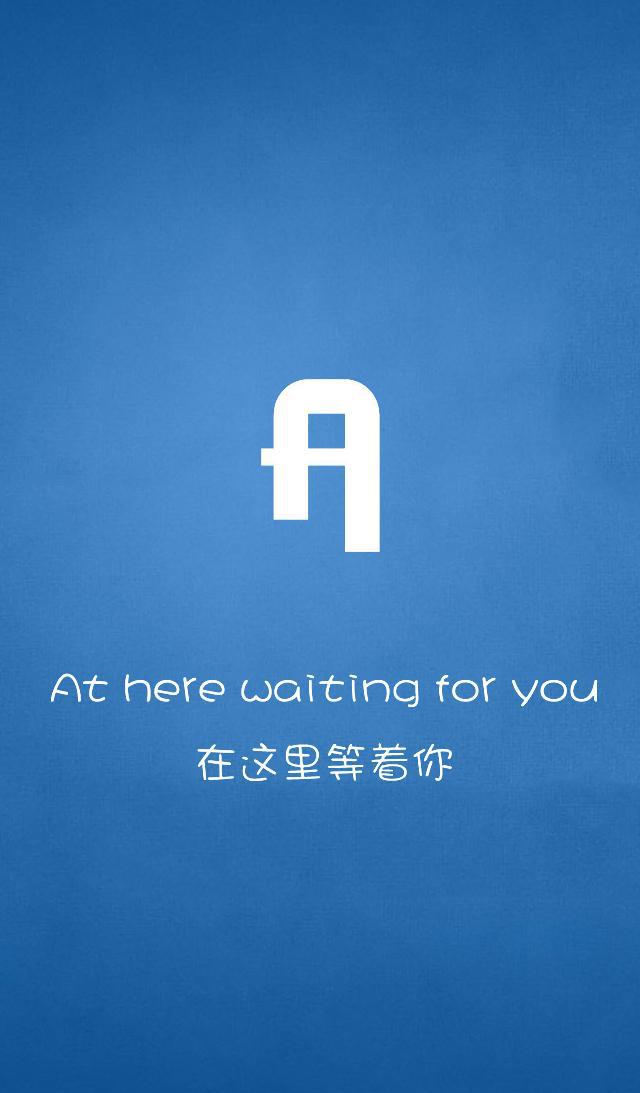 24字母超高清手机锁屏壁纸