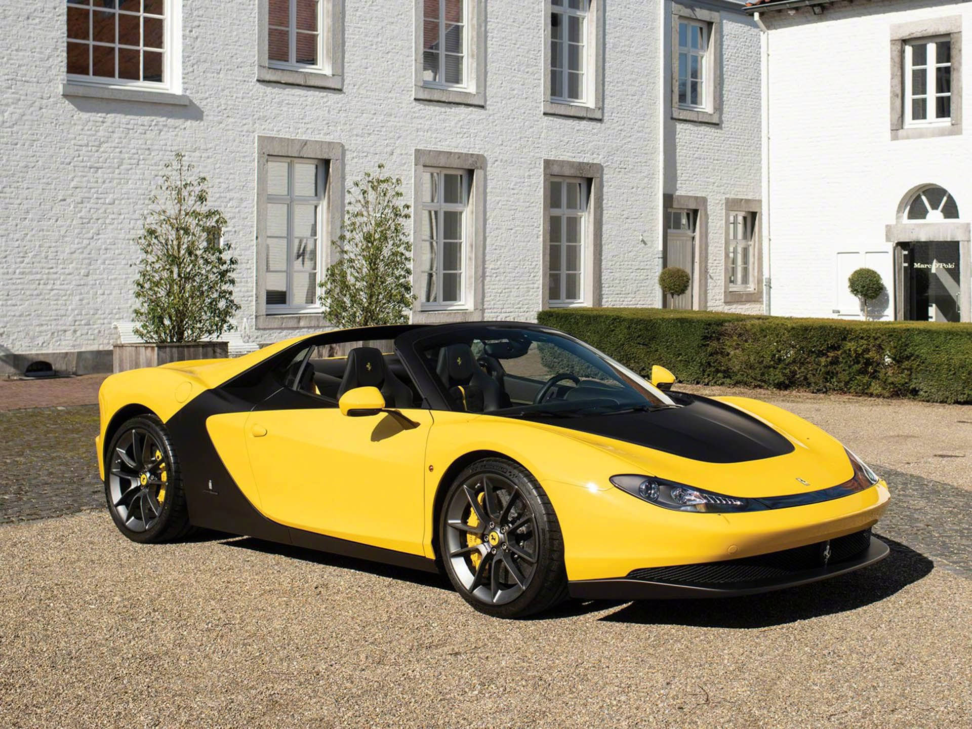 法拉利sergio,一匹经典的黄跃马!_新浪看点