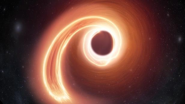 天文学家用地球大小的无线电望远镜发现一颗掉进黑洞的恒星