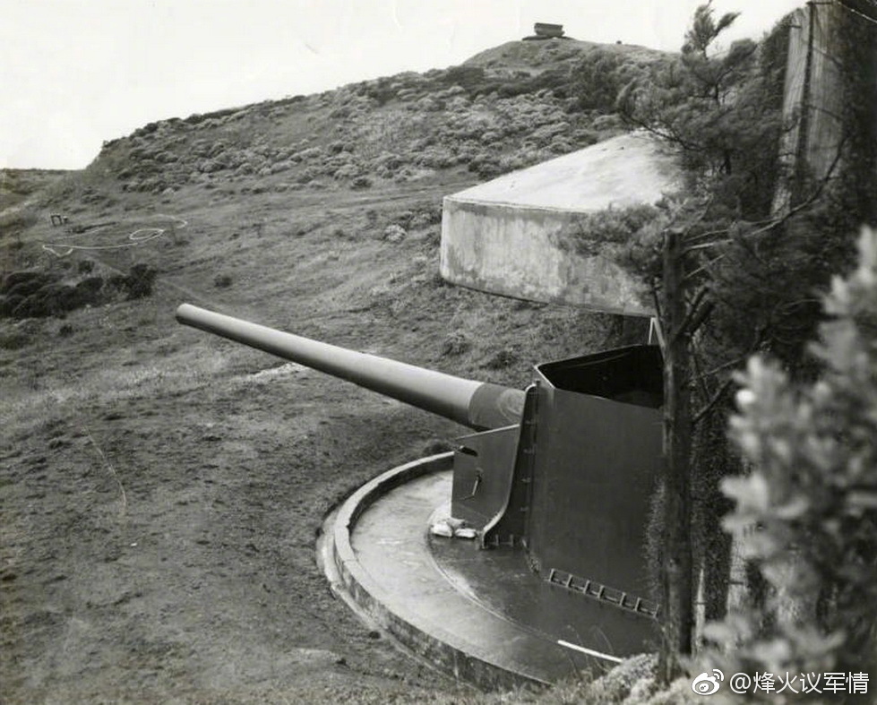 来看看美国在1938年开工,1940年完工的406毫米海岸炮台吧!