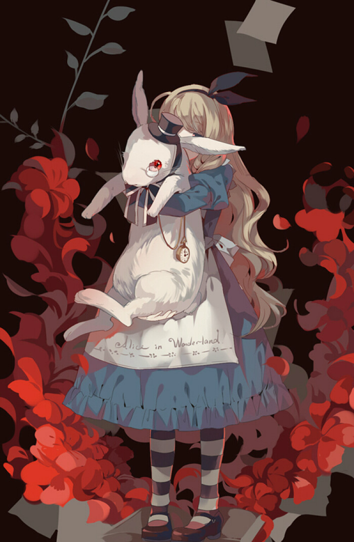 动漫二次元暗黑系美少女壁纸其实所有东西破碎都无法弥补