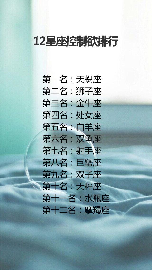 12星座姑娘谁最污,怎么哄12星座女友最有效,控制欲排行