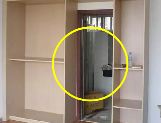 头一次见把在衣柜里装卫生间,隔音又美观,回家也要学着做