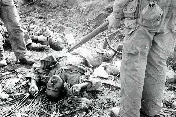 对于日本士兵来说,他们有实力和美国士兵争锋,但是他们却害怕在战场上