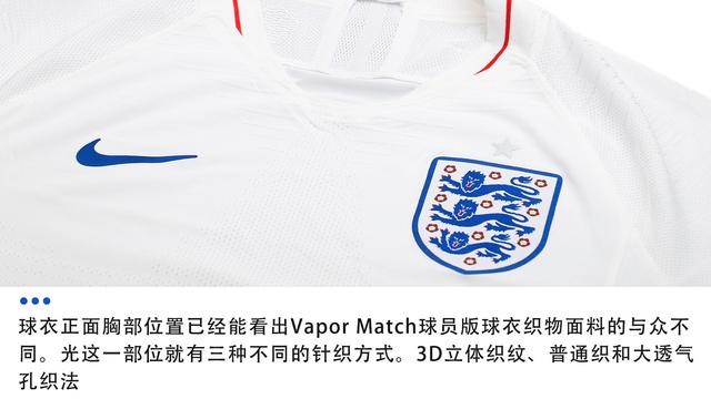 三狮新装!Nike英格兰2018世界杯主场球衣球员