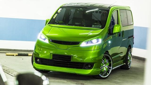 日产nv200它曾出现在2017年广州改装车展上,是由宏光s3车型改装而来.