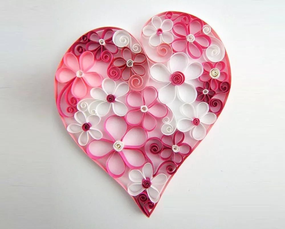 心理测试4种心形衍纸你想做出哪一个测你的恋爱技巧高超吗