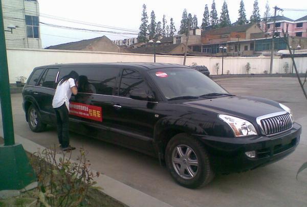 又一款国产礼宾车, 加长江淮瑞鹰现身合肥, 车长6.2米