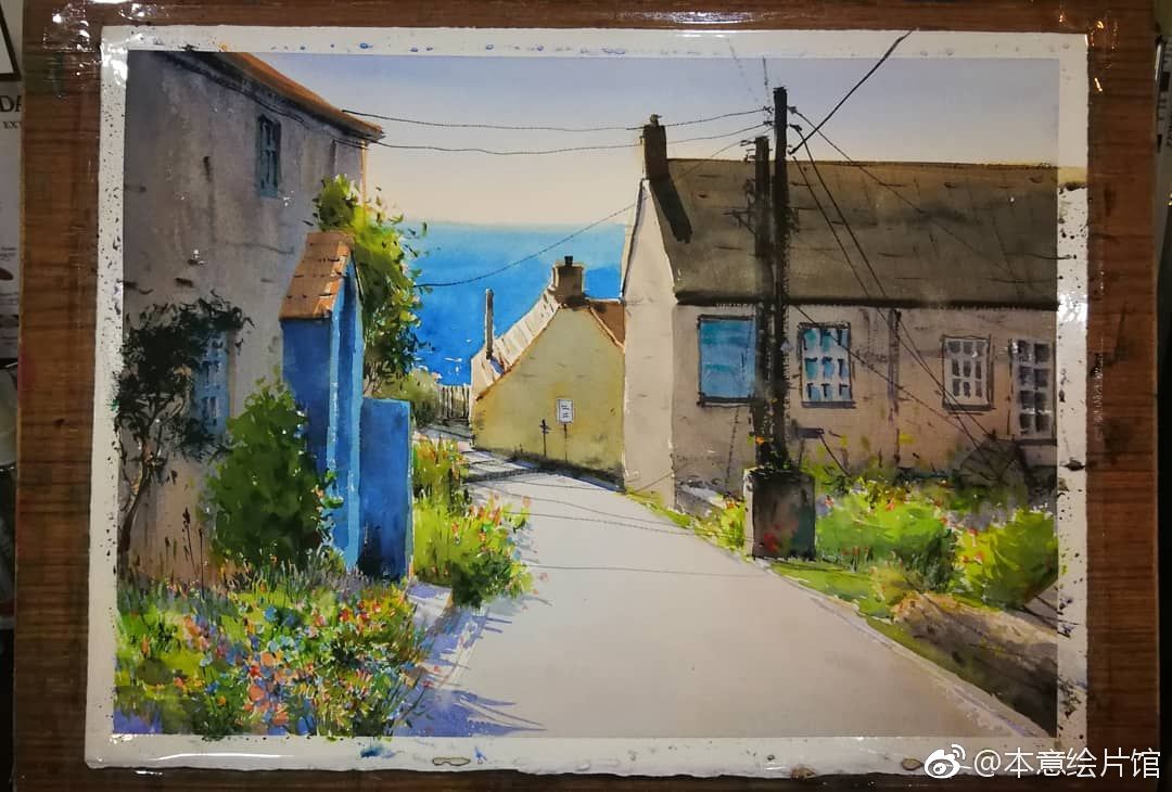 大气的水彩风景作品欣赏insartornwatercolor