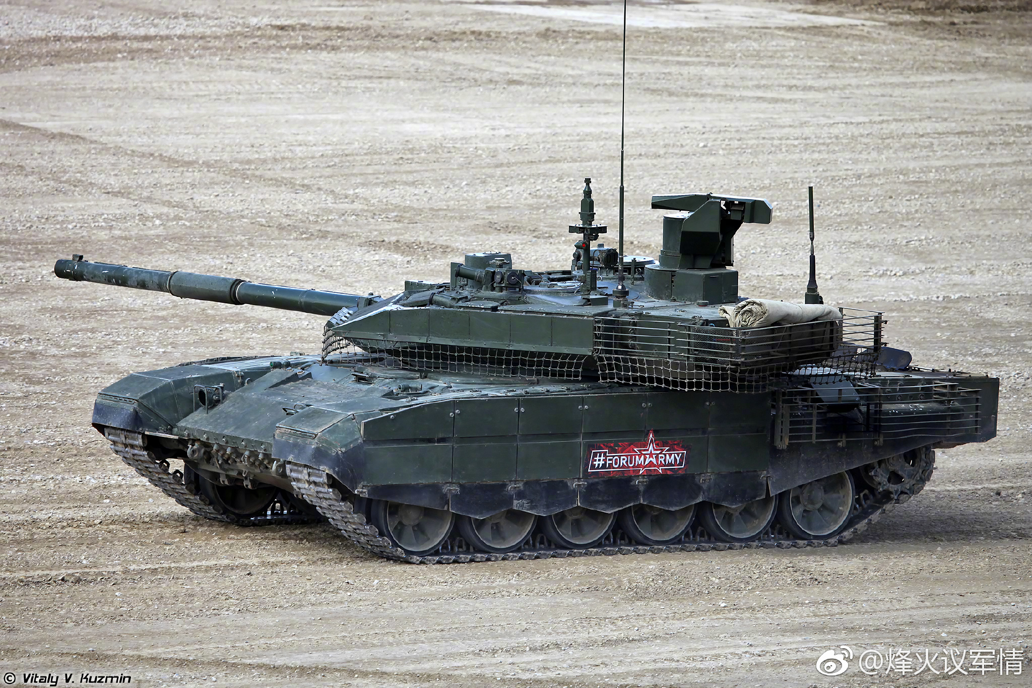 三哥,快来买啊.俄罗斯"新"t-90m主战坦克