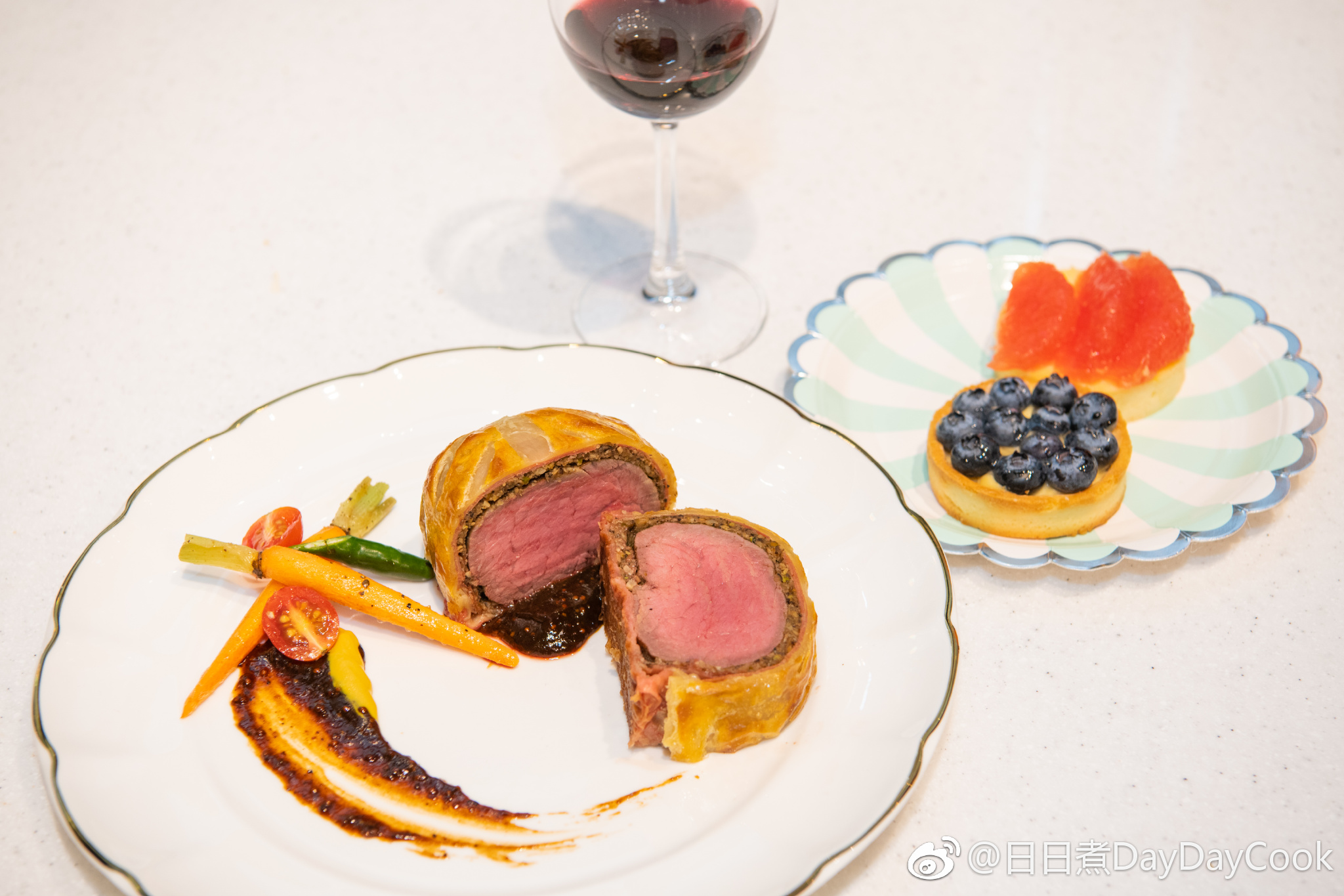 米其林星级大菜经典艺术法餐惠灵顿牛排来袭