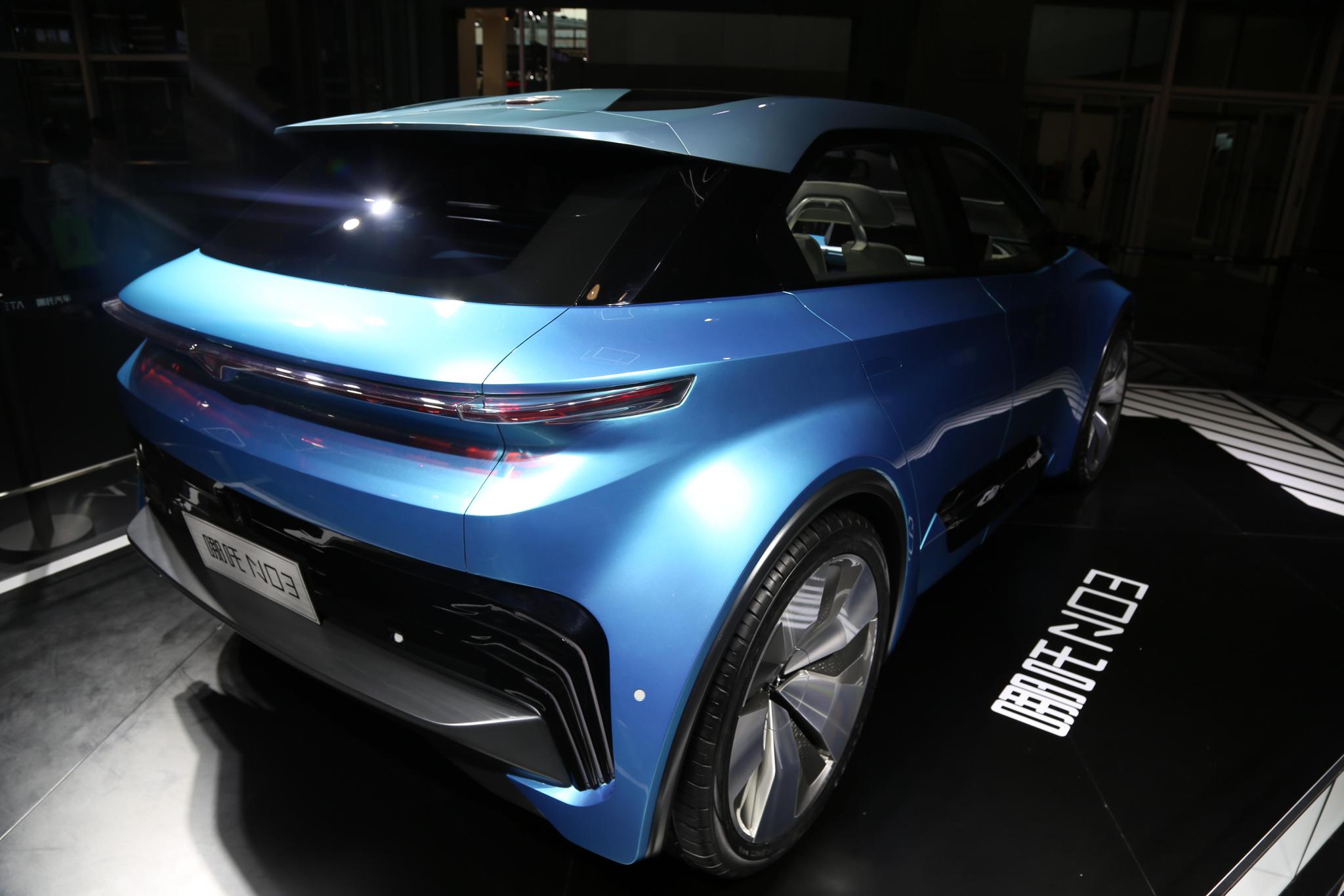 哪吒汽车n03合众新能源第二款量产车型广州国际车展首秀