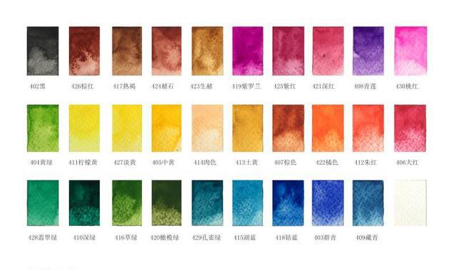 舒心水彩画|色卡|水彩画|侵权_新浪新闻