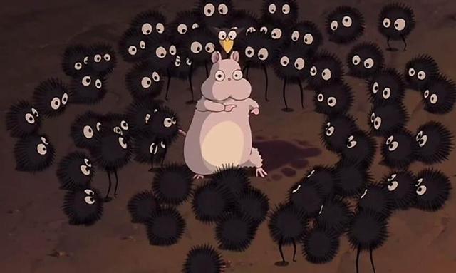 灰尘精灵-《龙猫》草壁家搬到乡下的新家,发现屋子里的怪东西就是灰尘