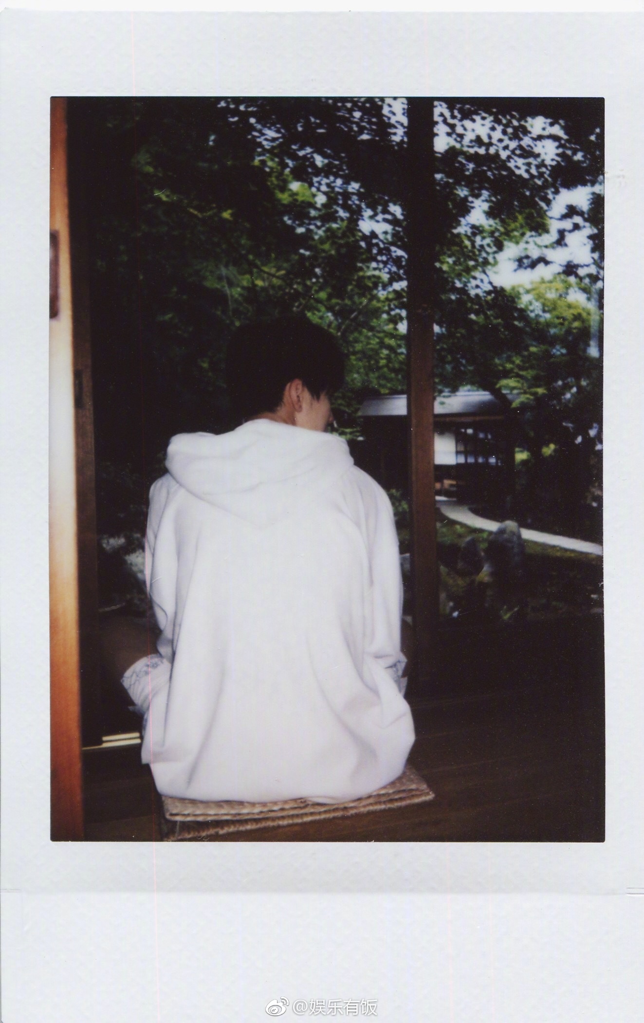 除了之前亮相过的"羊毛卷"和"雪兔哥哥"等造型外,还新增一张背影杀