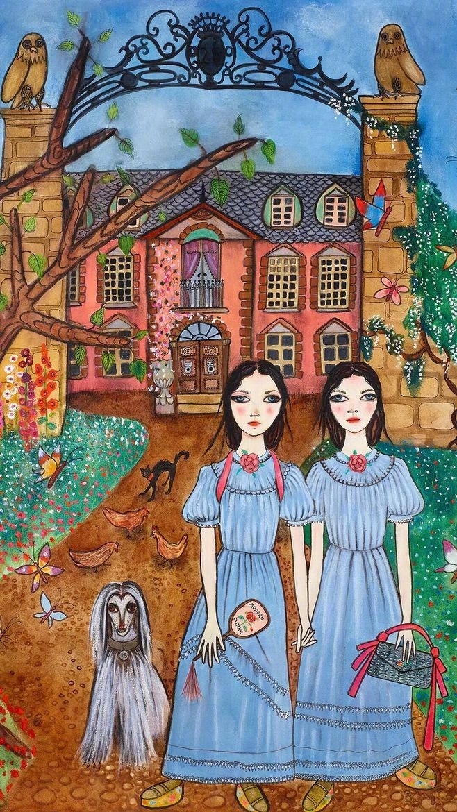 一组gucci的插图