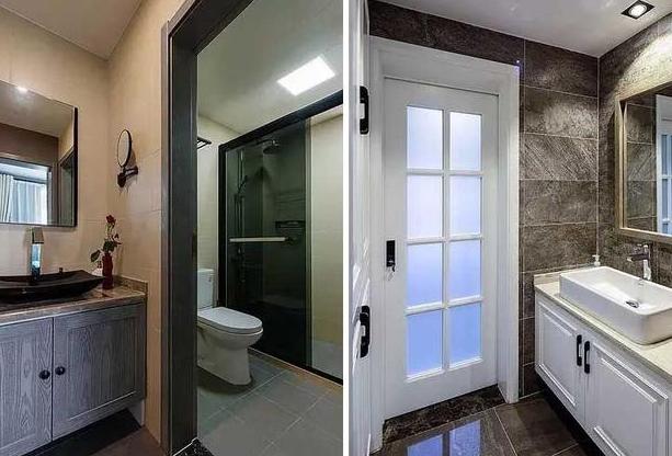 浴帘的设计方法可以解决家庭中干湿分离的问题,而且它具有吸水的作用