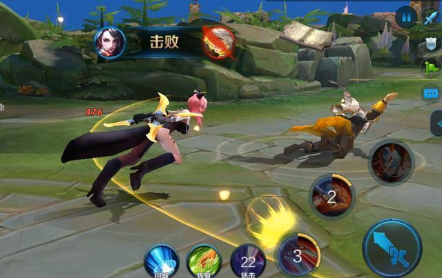 王者荣耀3d视角下英雄阵亡姿势心疼妲己直接是用脸着地