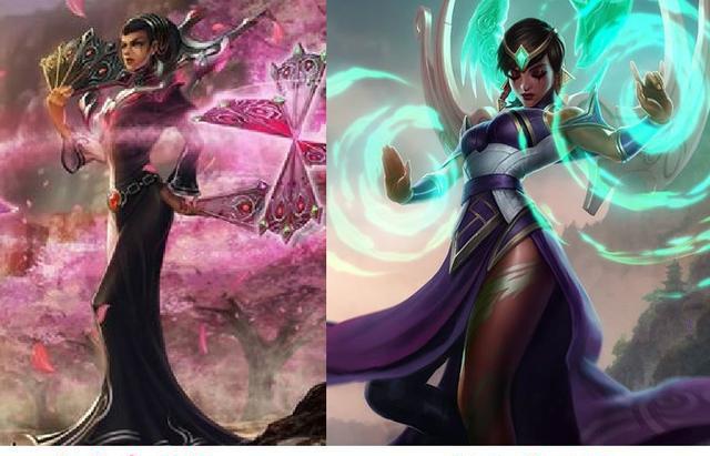 lol新老原画对比:老版小丑有骚套路,扇子妈外号揭秘!