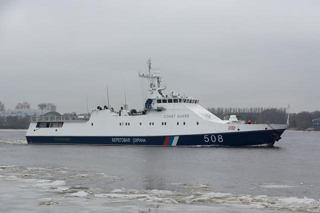 型边防巡逻舰,其建造的首舰"蓝宝石"号在2015年5月28日交付俄罗斯联邦