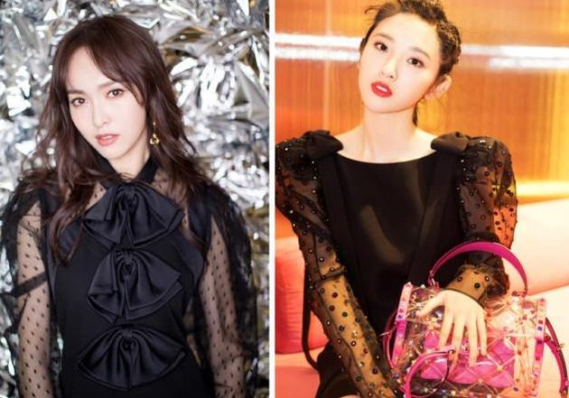 唐艺昕和唐嫣同穿这种裙子,一个穿出精致,一个怎么这么酷?