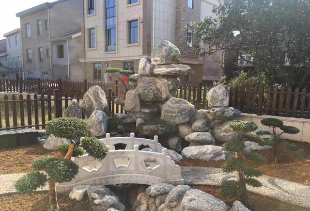 尽享庭院园林假山景观风光给你别具一格的美