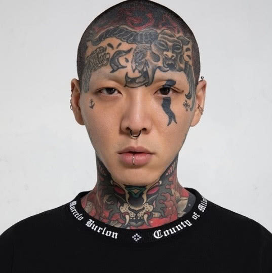 纹身师韩国图片