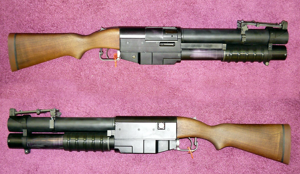 它叫做中国湖泵动式榴弹发射器,却是正经的美国货