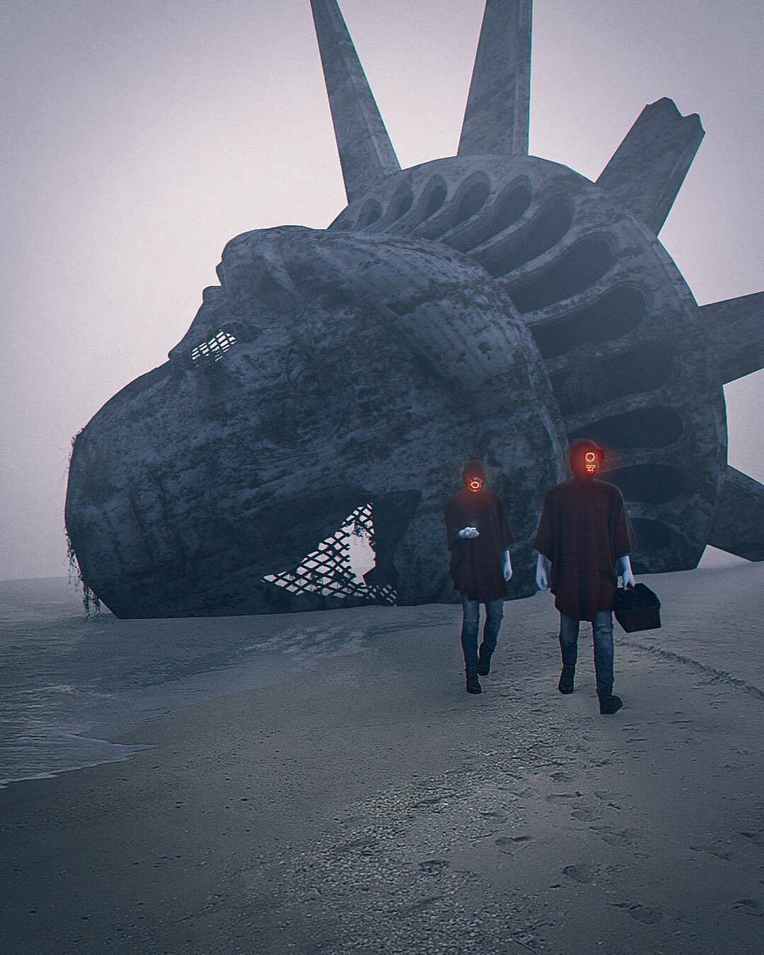 惊人的赛博朋克和后世界末日的都市风景 | 加拿大多才多艺的摄影师