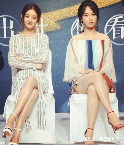 但俗话说的好,没有对比就没有伤害,你永远不会知道一个女星的腿有多短