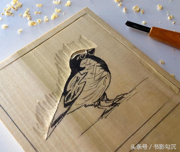 木刻版画如何做?呈上简易图解,一看就会|木刻|版画|木板_新浪新闻