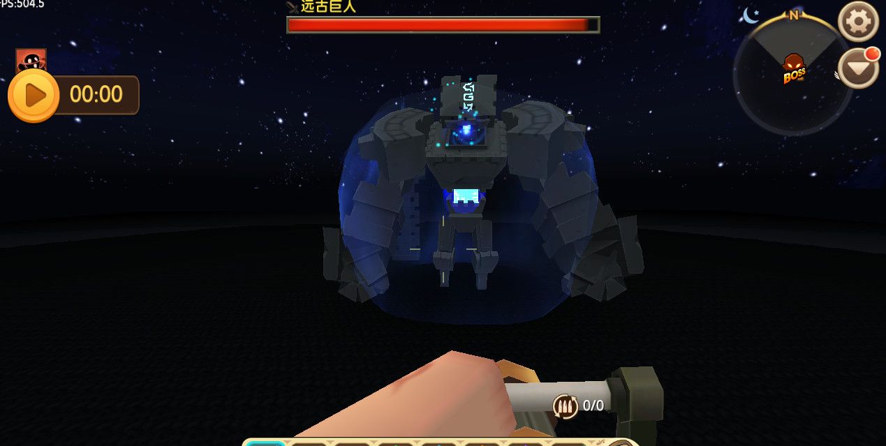 迷你世界玩家意外发现秒杀石巨人方法拥有这个道具才是关键