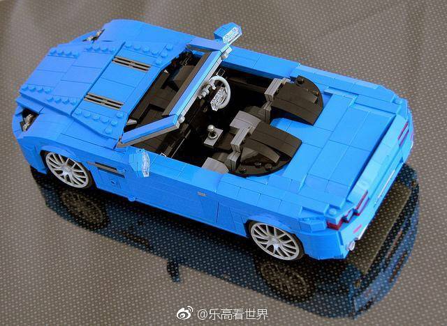 乐高阿斯顿马丁跑车moc作品赏析图片来自网络