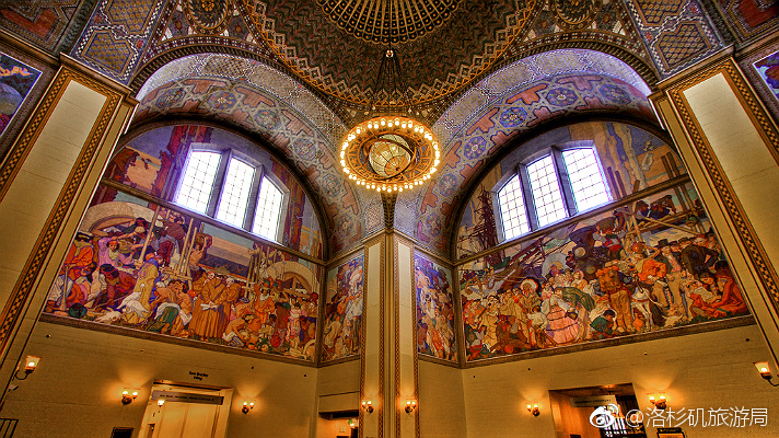 高颜值的洛杉矶中央图书馆(los angeles central library)