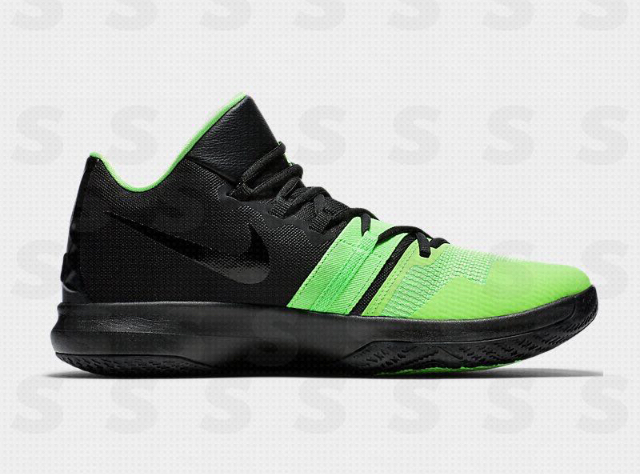 nike kyrie flytrap新配色曝光,以非常鲜艳的绿色搭配黑色呈现