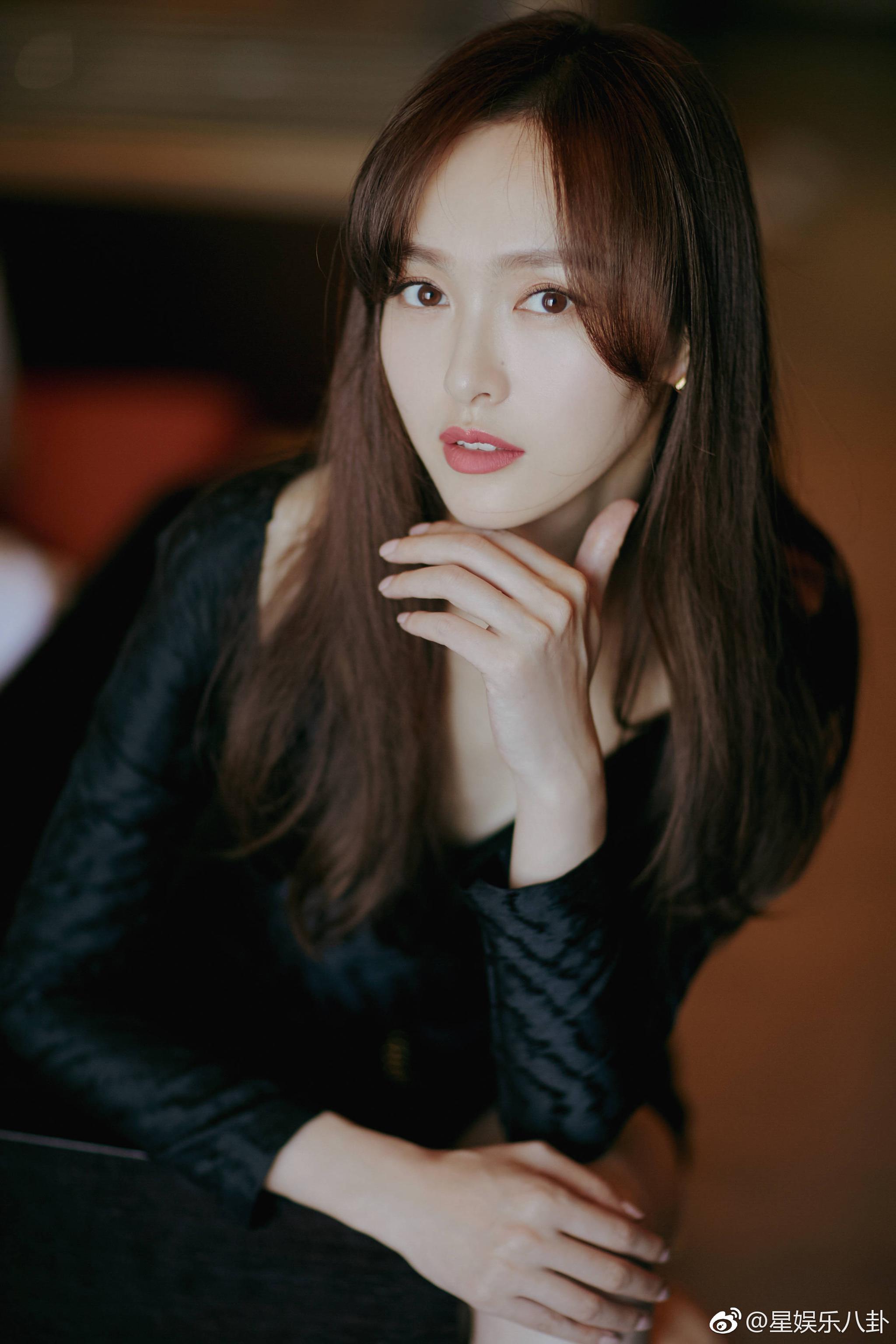 唐嫣 换发型辣,甜美气质超赞