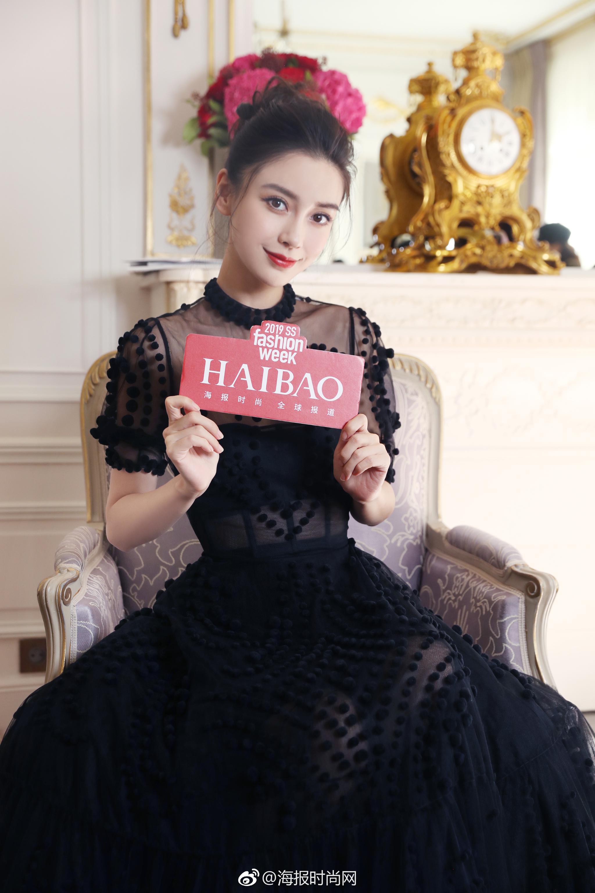 dior大秀前中国区品牌大使@angelababy  接受了海报的独家专访