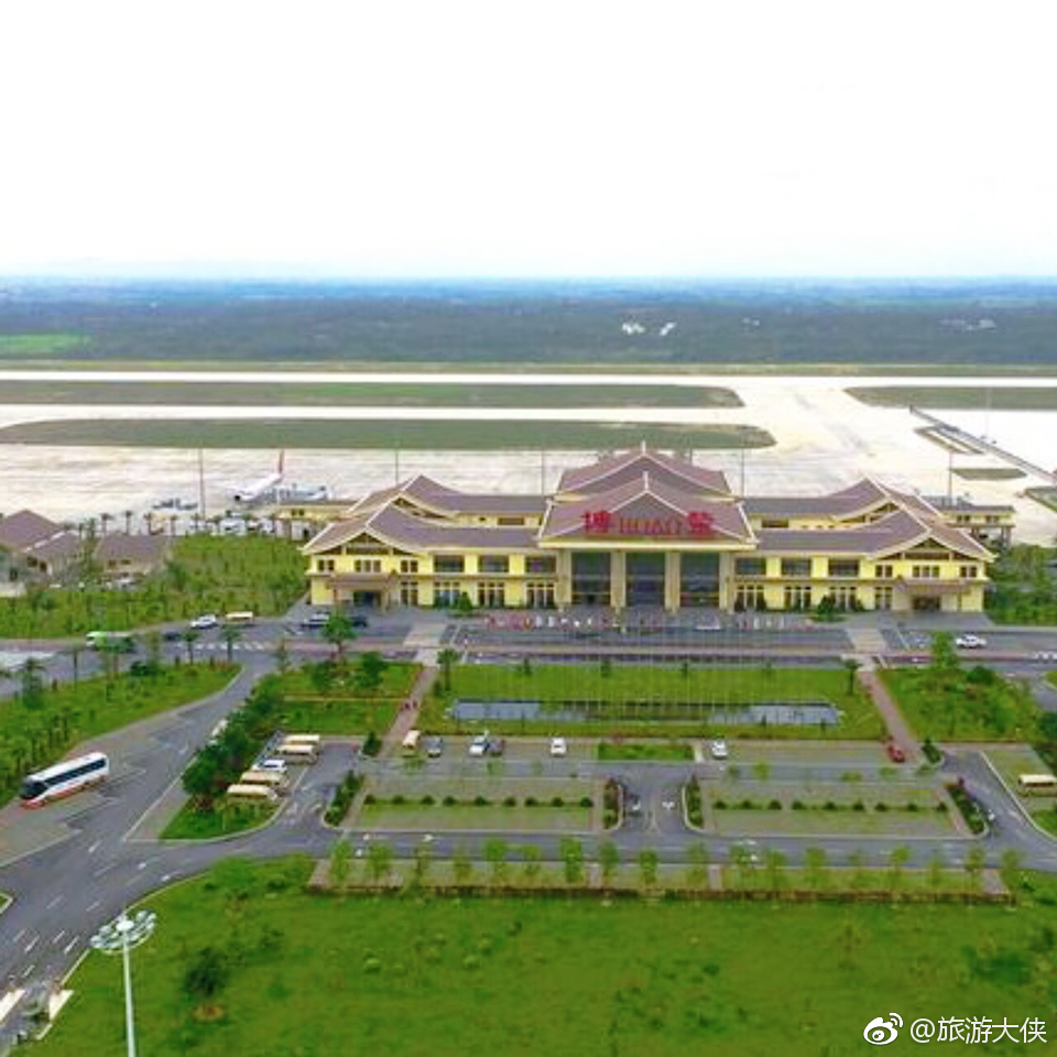 1)博鳌机场;2)博鳌小镇;3)博鳌镇东屿岛(博鳌亚洲论坛永久会址所在地)