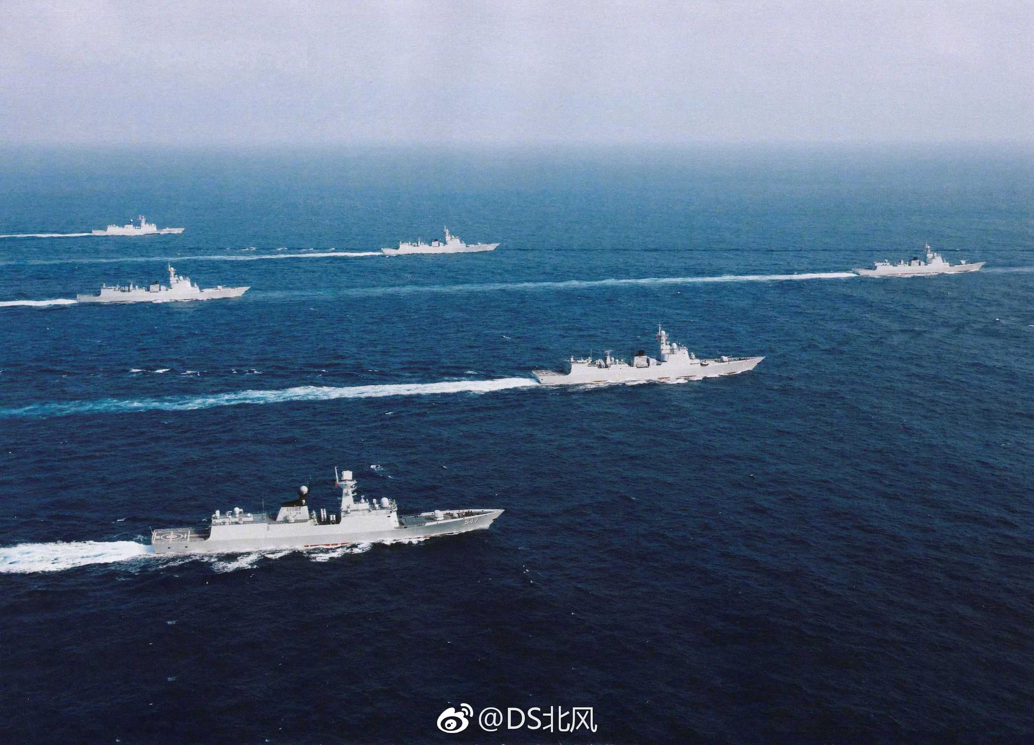 辽宁号航母编队霸气登场原图刊载现代舰船鼎盛yangheng扫图