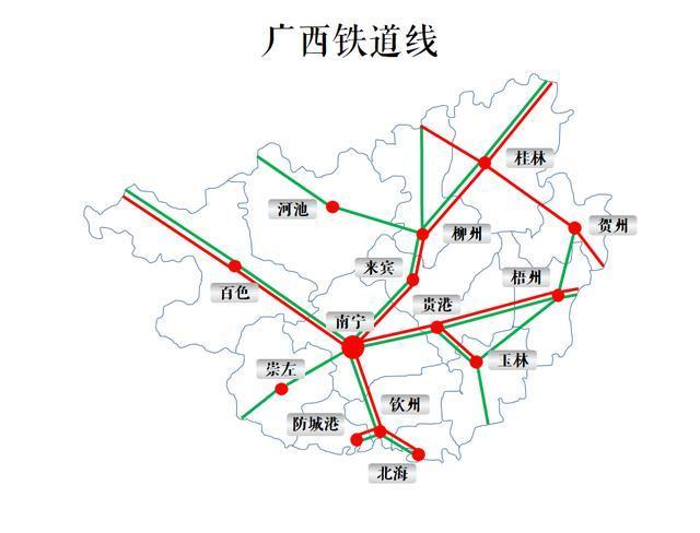 广西高铁规划图图片