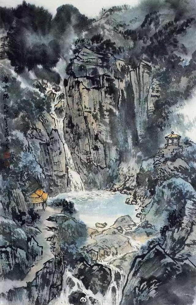 孔仲起山水画作品欣赏孔仲起(1934—2015),原籍浙江慈溪,出生于上海一