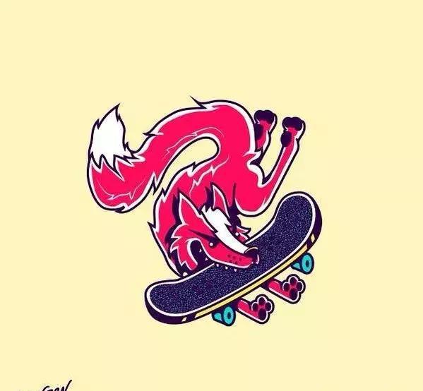 就是潮流插画,看着笑着就懂啦,依然炫目拽酷