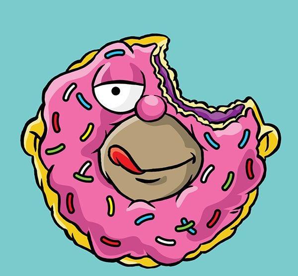 关于"辛普森"的甜甜圈「cake甜甜圈」the simpsons教你制作!