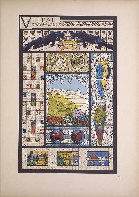 新艺术运动时期的装饰插画 rené binet