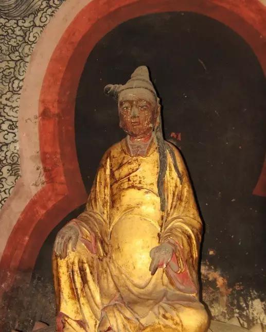 █ 晋祠水母娘娘塑像,晋灵拍摄难老泉在北齐时,得名于《诗经61鲁颂