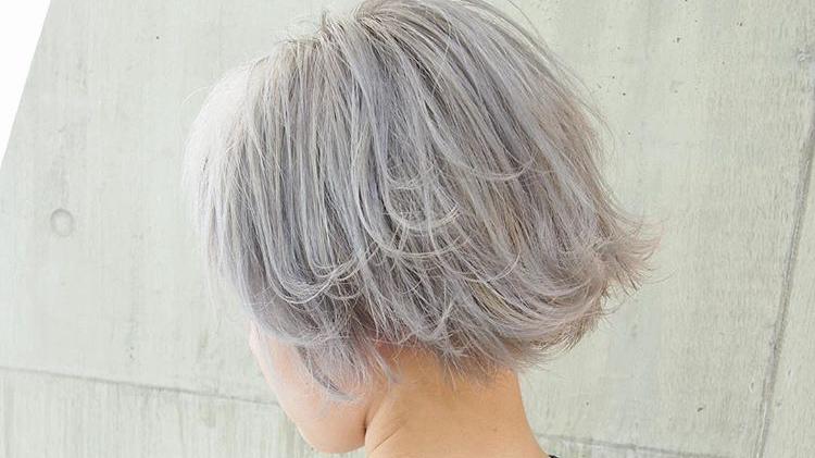 银灰色的头发,原来这样染