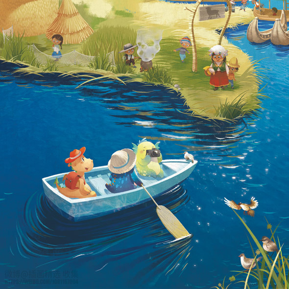 童话里的历险一组儿童绘本杂志插画作品来自画师点大王