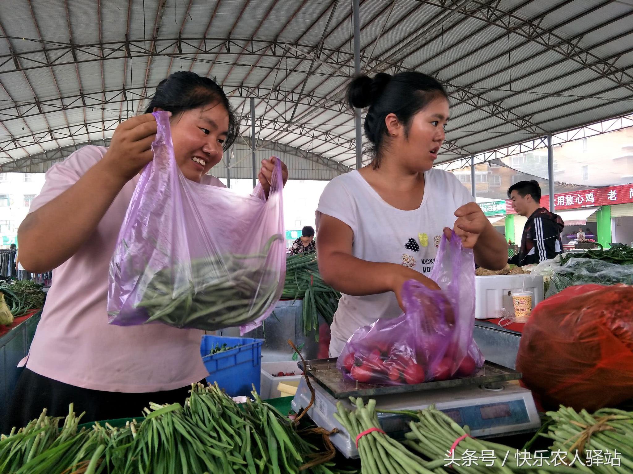 10张卖菜图一年比一年难干的小生意